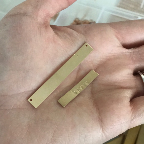 Hand Stamped • Classic Bar Necklace - Picture 8 of 10